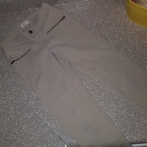 Tan uniforms capris